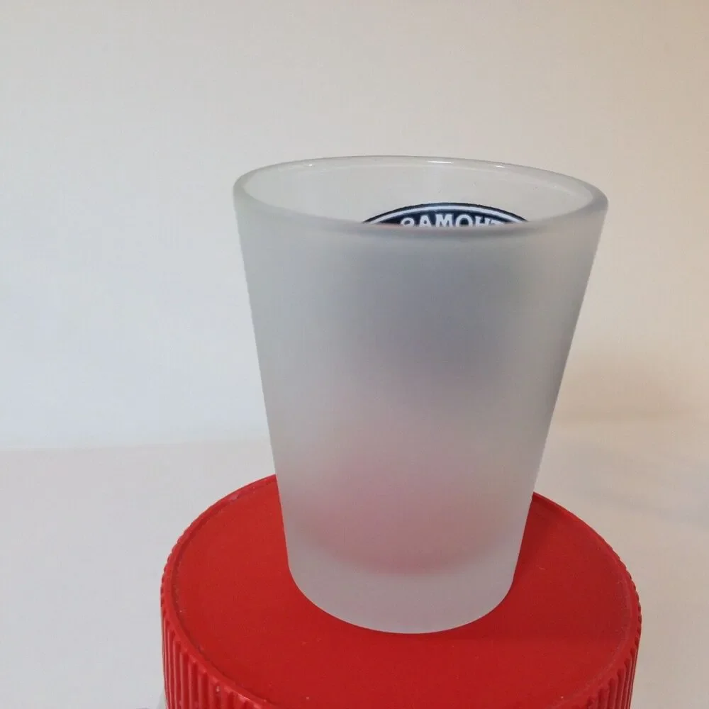 Vintage St. Thomas US Virgin Islands Souvenir Smoked Shot Glass